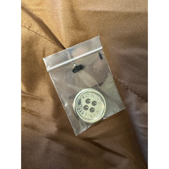 NWOT Tommy Hilfiger Women Brown Houndstooth Print Longline Blazer Jacket Coat 10 - Picture 13 of 15